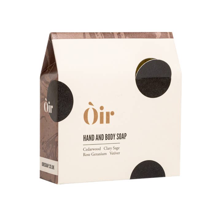 Oir Soap Ltd - Venta al por mayor Pastilla de jabón - Jabón de madera de cedro, salvia esclarea, geranio rosa, vetiver5