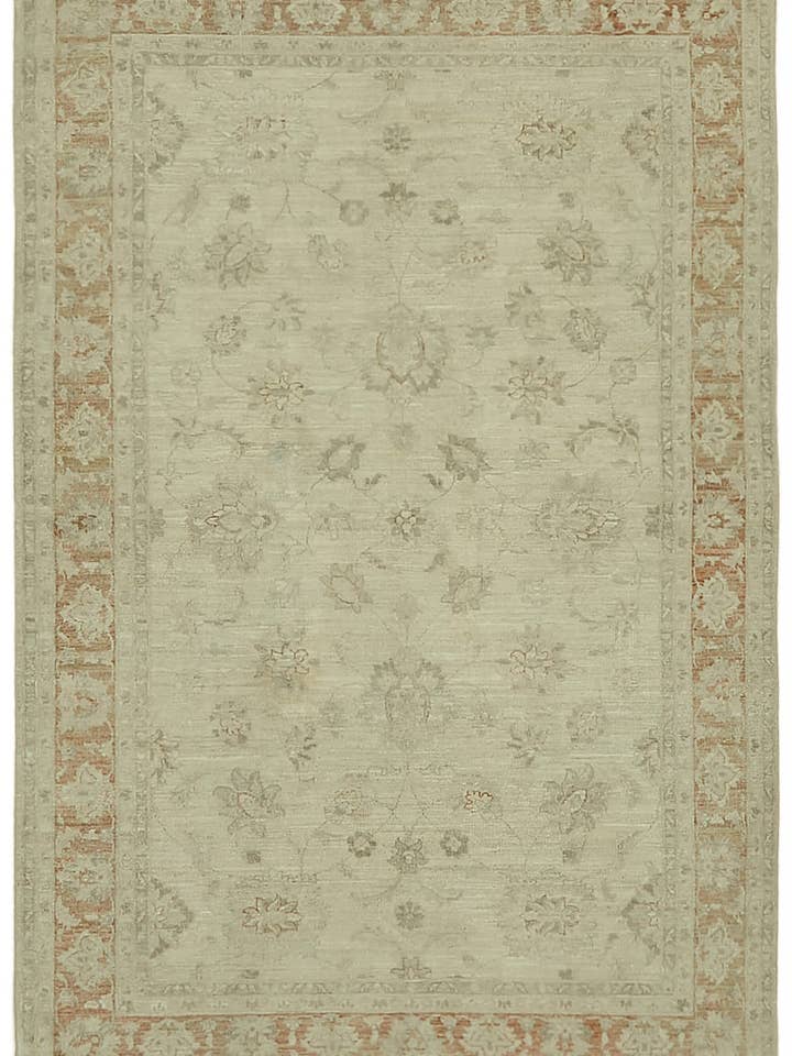 Tappeto Beige Fatto a Mano di Grandi Dimensioni 6x10 - 44401 per la vendita all'ingrosso da parte di RUG N CARPET