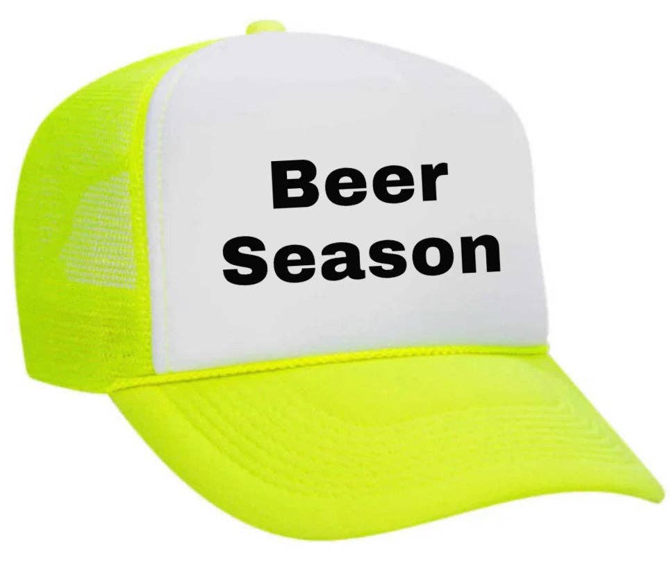 Inappropriate Trucker Hats - Wholesale Trucker Hat - Unisex - Beer Season Trucker Hat17