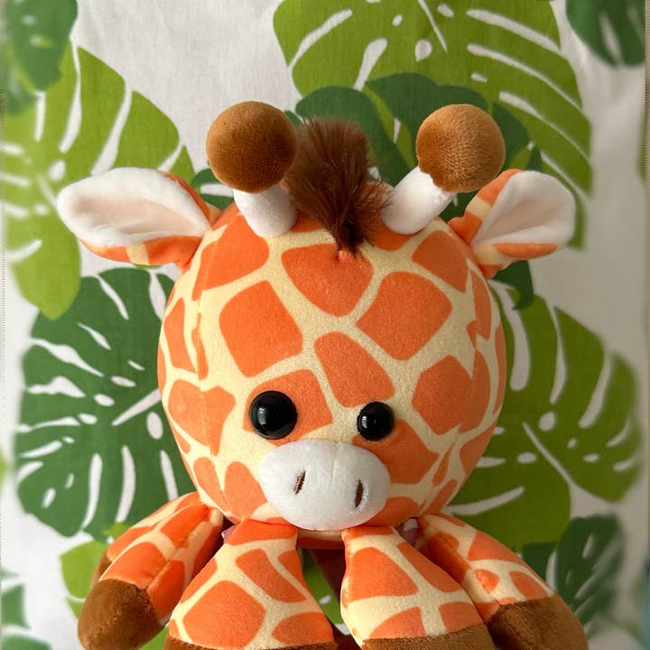 Scatterbrain - Vente Peluche – enfant et bébé - Étirez la girafe - Peluche pieuvre safari dans la jungle2