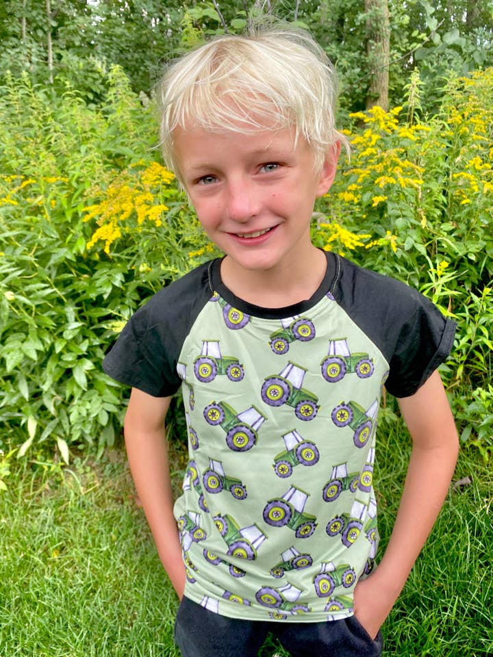 Tractor Shirt (Matching Set) for wholesale by Little dress shoppe