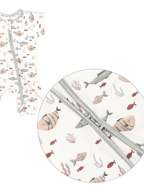 Lilulila – Großhandel Strampler – Baby – Fisch Kurzer Zippy Strampler4