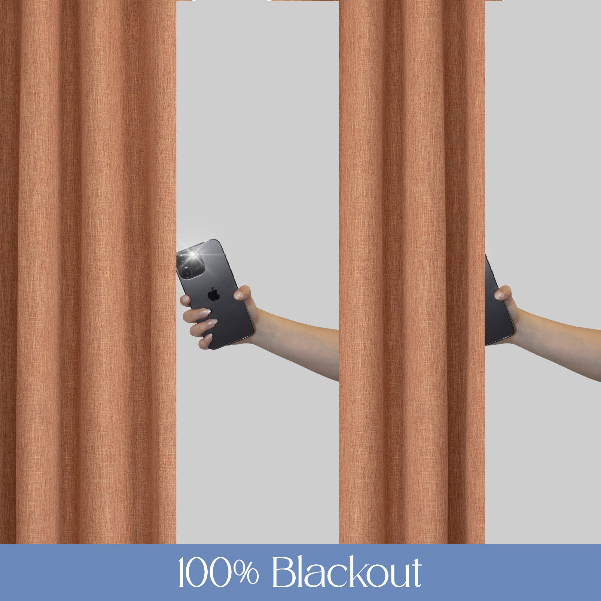 Awesome Home – Großhandel Vorhang – Verdunkelungsvorhänge mit Leinenstruktur und Ösen, 2 Paneele38