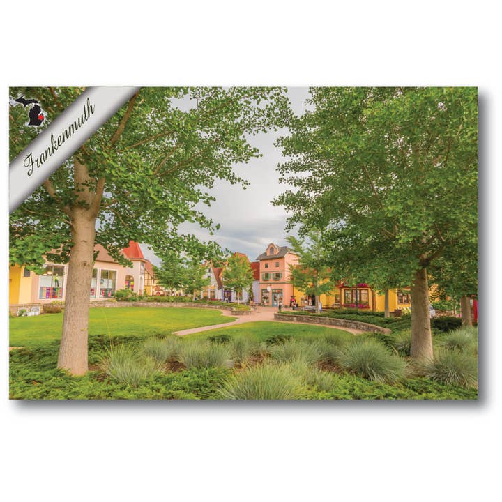 Tarjeta postal de RIVER PLACE SHOPS - Frankenmuth Michigan para venta al por mayor de Phil Stagg Photography