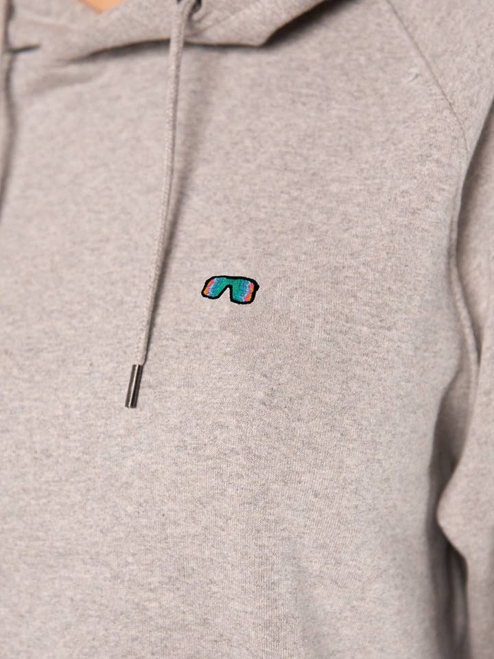 Hurtige briller | Broderet økologisk bomuld hættetrøje til kvinder for engroshandel hos Fashion Drinks