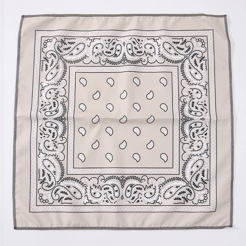 MKS America - Wholesale Bandana - Women's - Floral Bandana Head Wrap Kerchief Square Scarf9