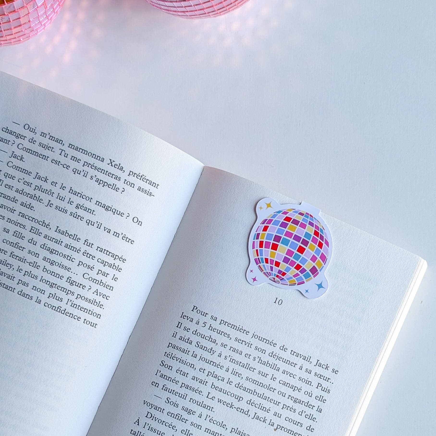 Avril & Novembre - Wholesale Bookmark - Magnetic Bookmark – Disco Ball2