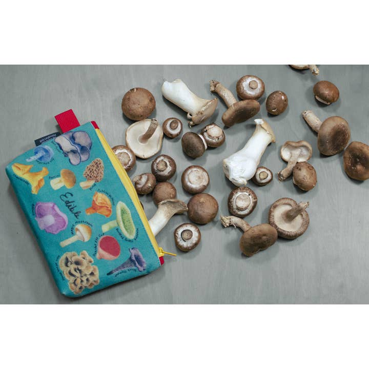 Unemployed Philosophers Guild - Vente Pochette – unisexe - Sac à glissière aux champignons2