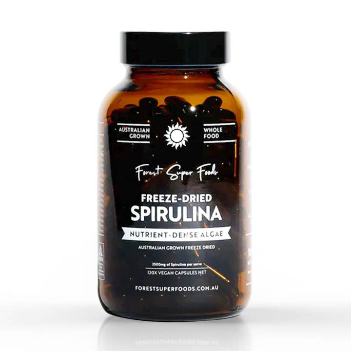 Australian Freeze Dried Spirulina Capsules for wholesale by Forest Super Foods