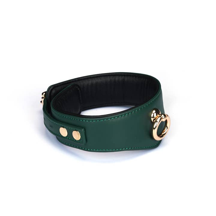 Liebe Seele - Wholesale Pet Collar - Cat/Dog - Mossy Chic Leather Curved Collar