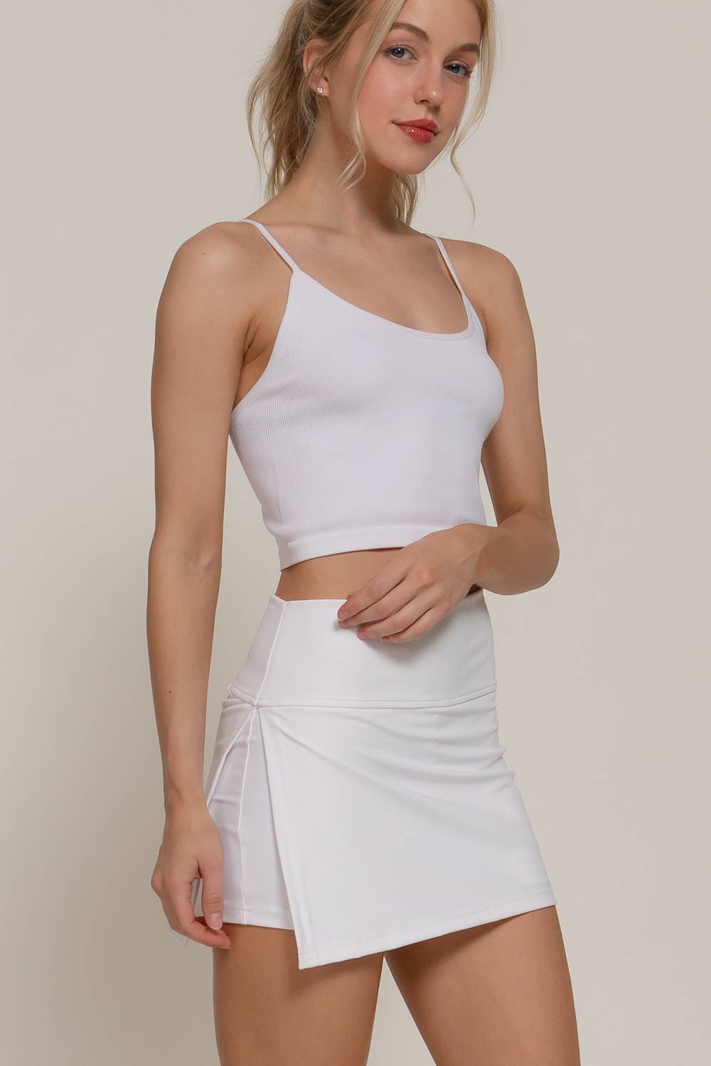 Active Basic | Active USA - Wholesale Athletic Shorts - Women's - Side Slit Style Activewear Skort40