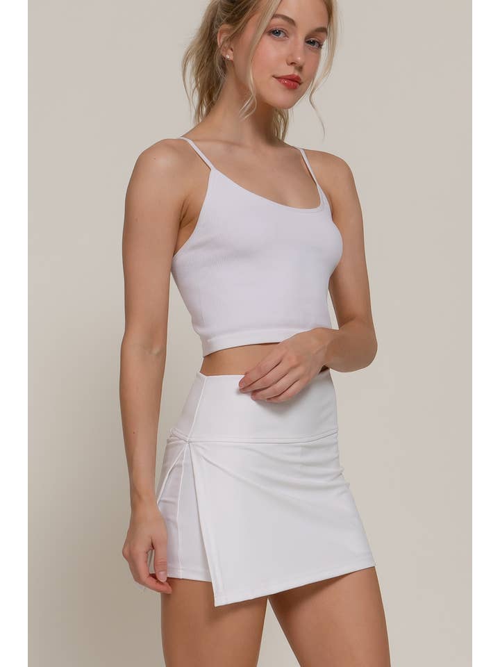 Active Basic | Active USA - Wholesale Athletic Shorts - Women's - Side Slit Style Activewear Skort40