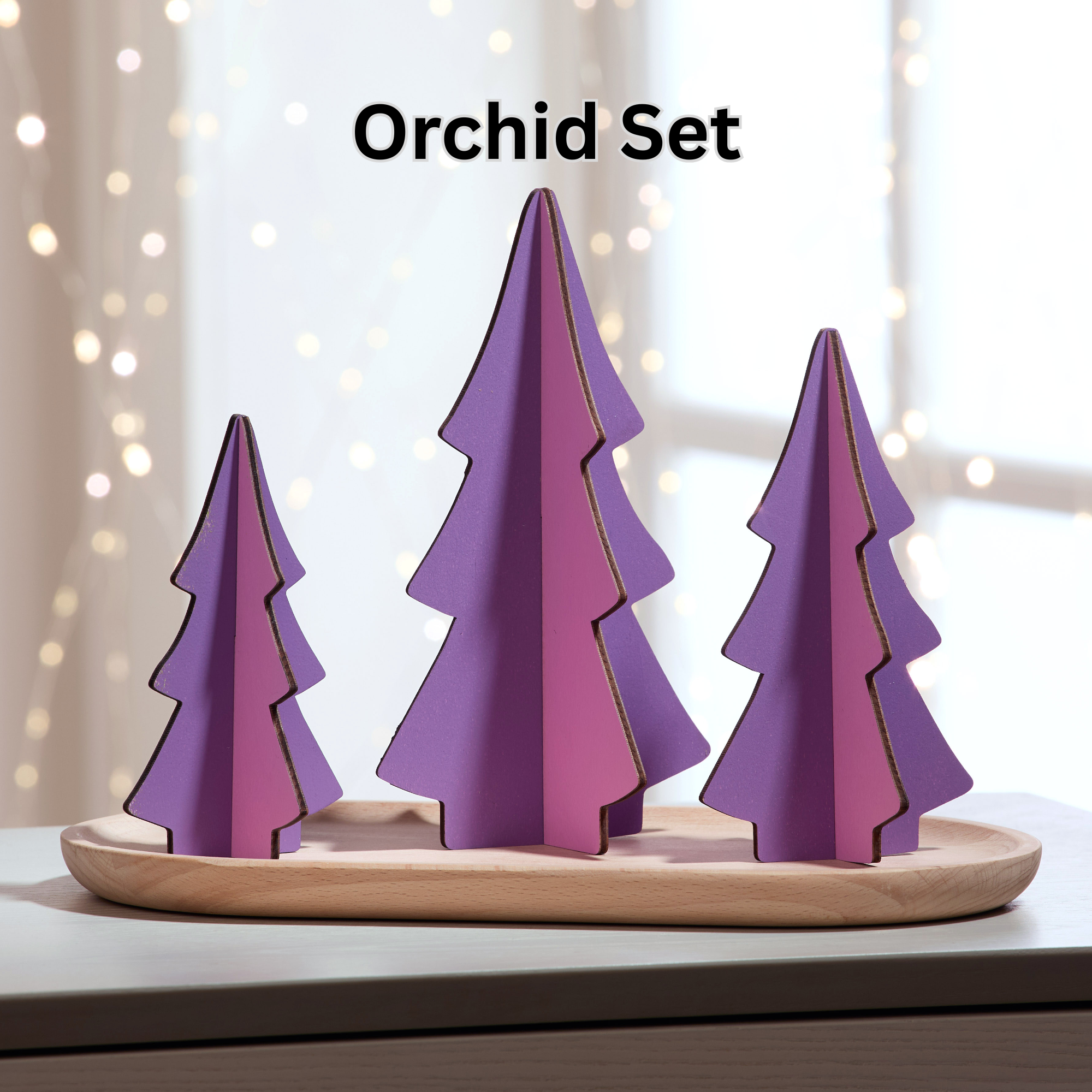 Your Heart's Content – Decoração de Natal por atacado – Conjuntos de Madeira com Árvores Interligadas, Encanto Inspirado na Natureza, Único8