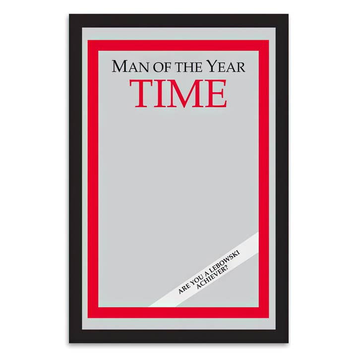 Close Up GmbH - Vendita all'ingrosso Specchi da parete - Specchio da parete "Man of the Year" di Time Magazine da The Big Lebowski