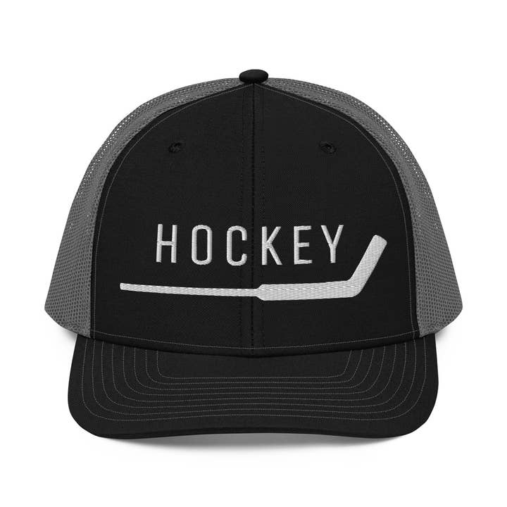 Casquette Hockey Goalie Stick Trucker pour la vente par Celly Threads Hockey