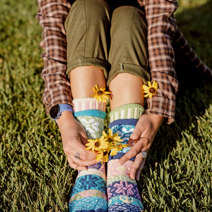 Solmate Socks - Wholesale Socks - Women's - Hummingbird Crew Socks | Socks That Give Back 2
