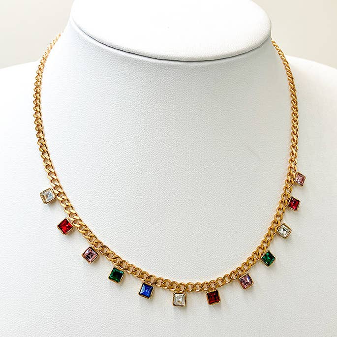 Gooddiy - Wholesale Jewelry Set - Elegante collar con colgante de circonita con wholesale0