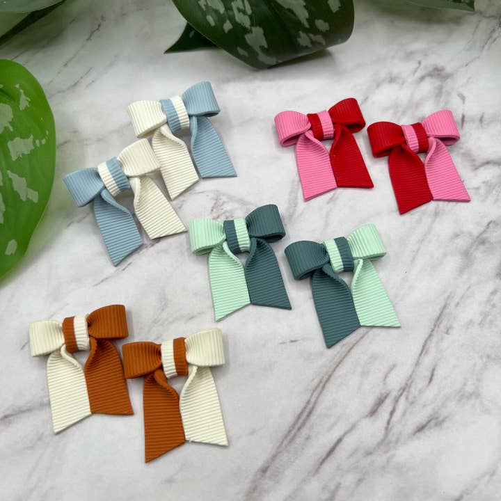 Bow Duo Farve for engroshandel hos WARAO Jewelry