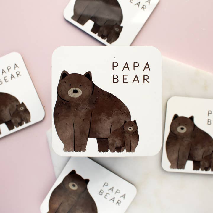 Papa Bear Coaster for wholesale by TreatBox