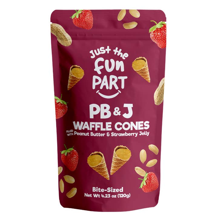 Just the Fun Part - Wholesale Chocolate Covered Sweets - New Variety Pack - Mint & Cookie Butter & PB&J & Strawberry3