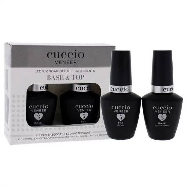 Base & Top LED/UV Soak Off Gel Treatment Set #3 & #5 for wholesale by Cuccio