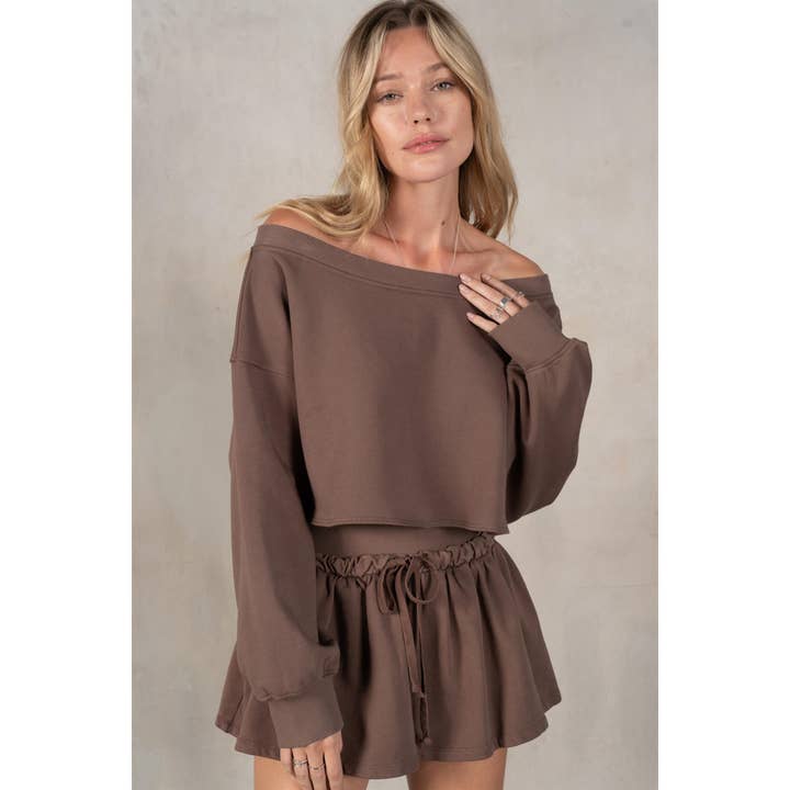 Off Sholder Sweatshirt for wholesale by lalamia