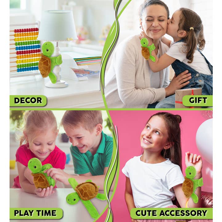 Cota Global – wholesale Stuffed/plush toy – Kids & baby – Slap Bracelet Plush - Sea Turtle3