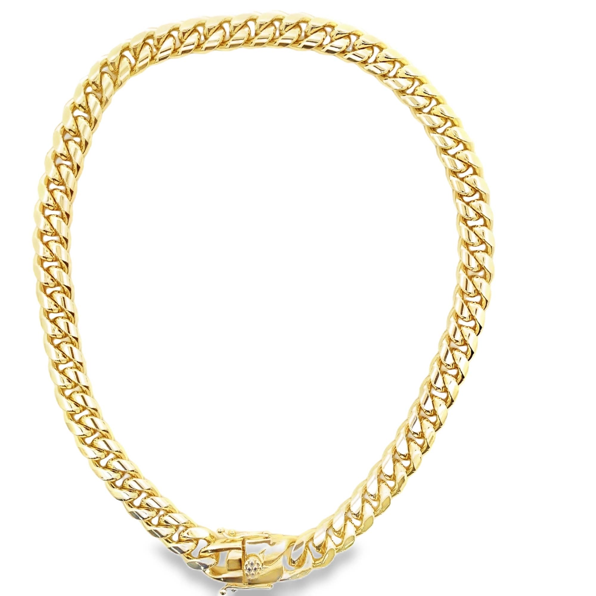 MIA Jewelry – wholesale Link & chain necklace – 7mm Cuban Curb Chain ( F43)1