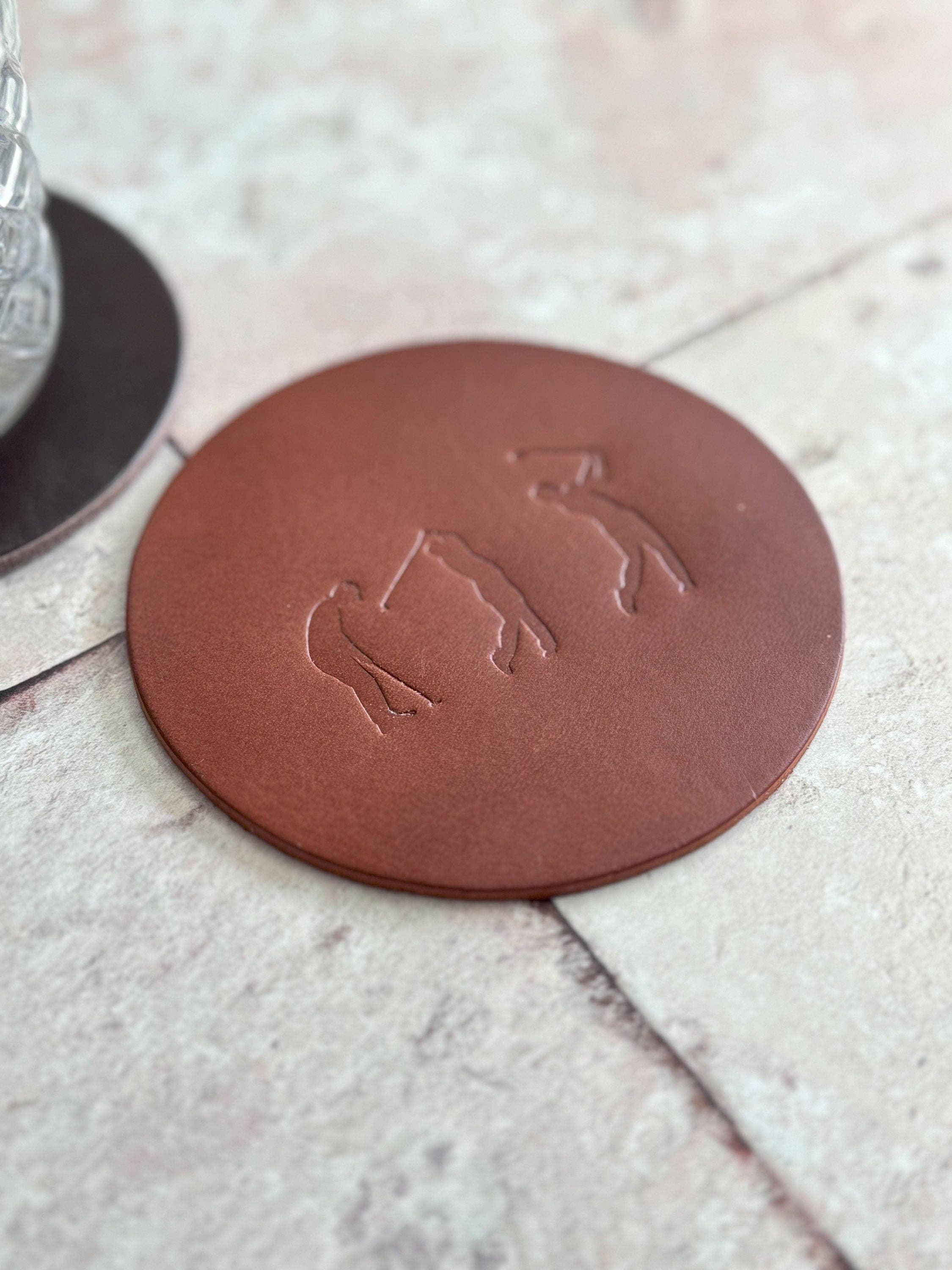 Parkin & Lewis - Wholesale Coasters - Leather Golf Coaster1
