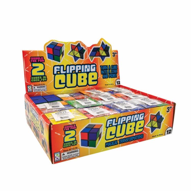 Geddes - Wholesale Classic Toy - Kids - FLIPPIN CUBE TOY 12/DSP3