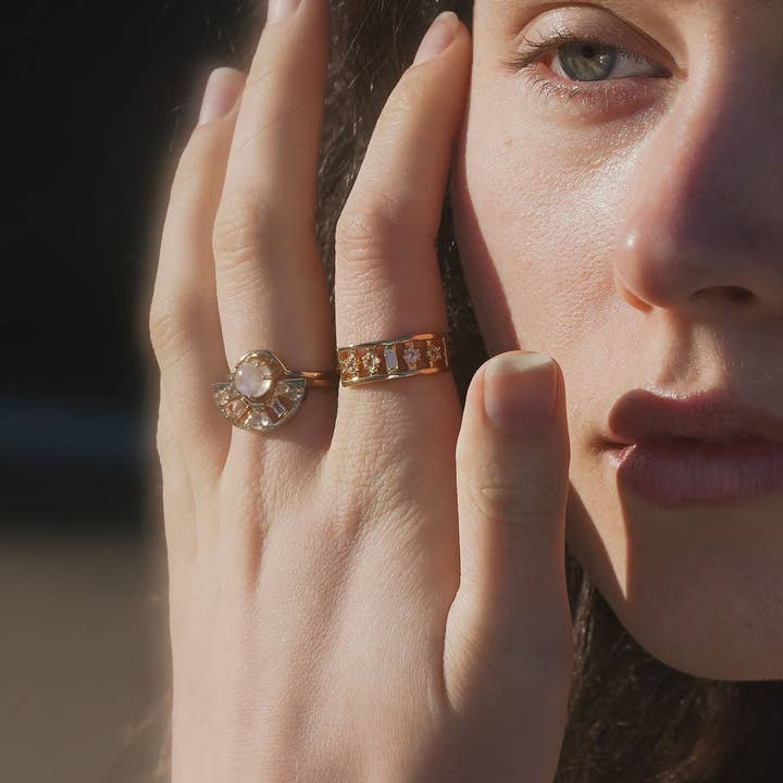 Studio Grun - Wholesale Multi-Stone Ring - Hilma Ring2