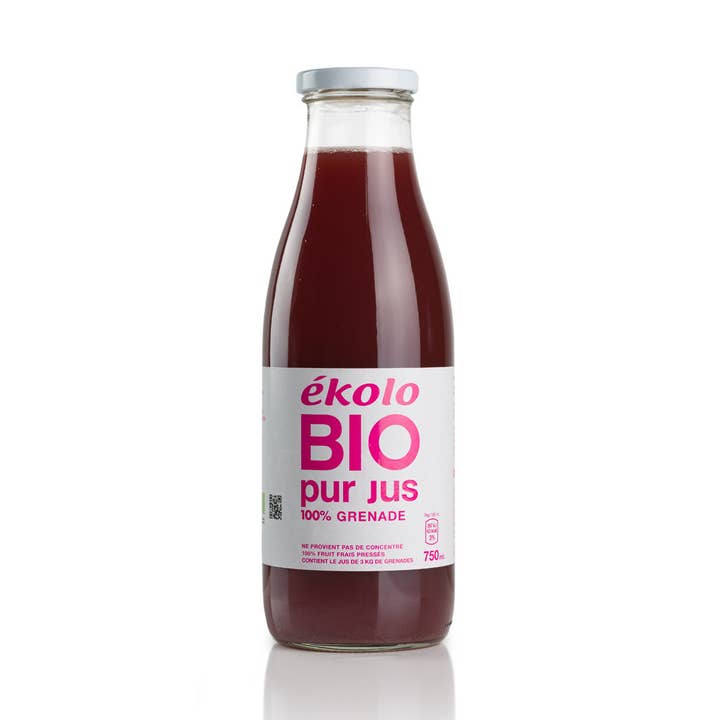Organic Pomegranate Juice ,100% squeezed, 6 pcs x 750ml for wholesale by ekolo