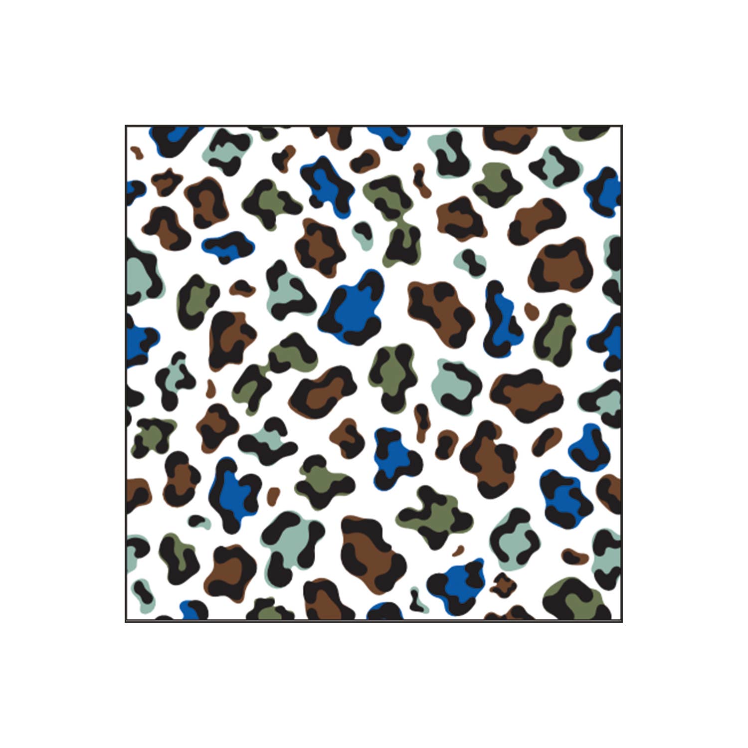 Opjet Paris - Wholesale Disposable Napkin - Colored leopard paper napkin x20