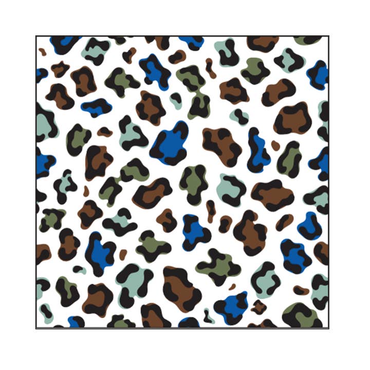 Opjet Paris - Wholesale Disposable Napkin - Colored leopard paper napkin x200