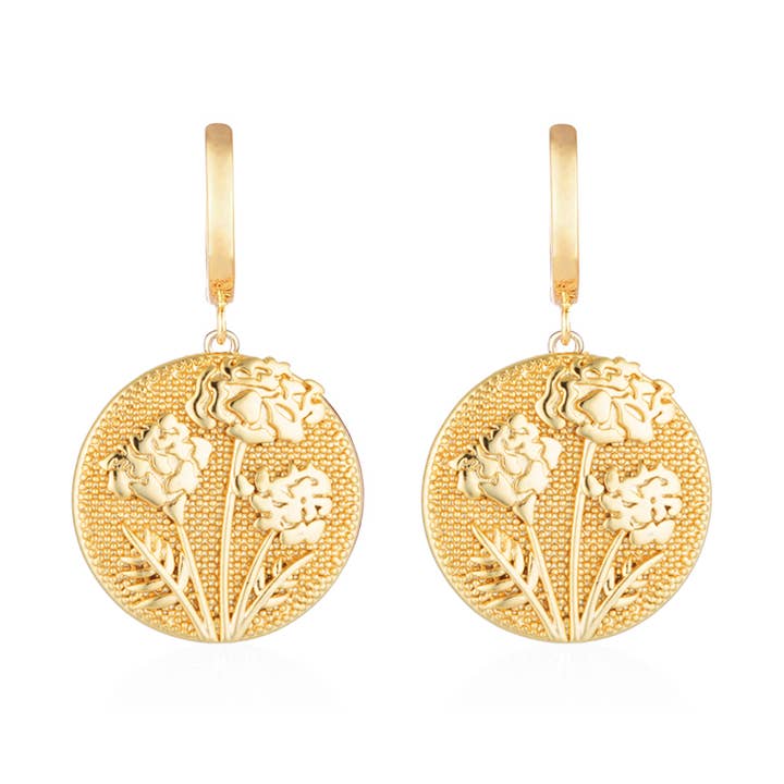 Oktober Birthflower øreringe - Merry Morgenfrue for engroshandel hos Glacier Mist