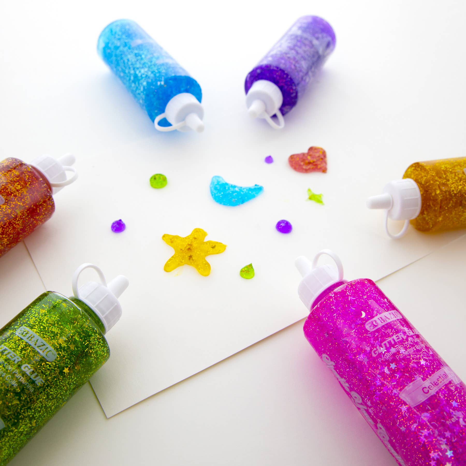 BAZIC Products - Wholesale Glitter - Glitter Glue Celestial Series 4 Oz. (120 mL)6