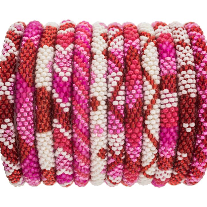 Valentine's Day Roll-On® Bracelets Cupid - Set of 12 for wholesale by Aid Through Trade