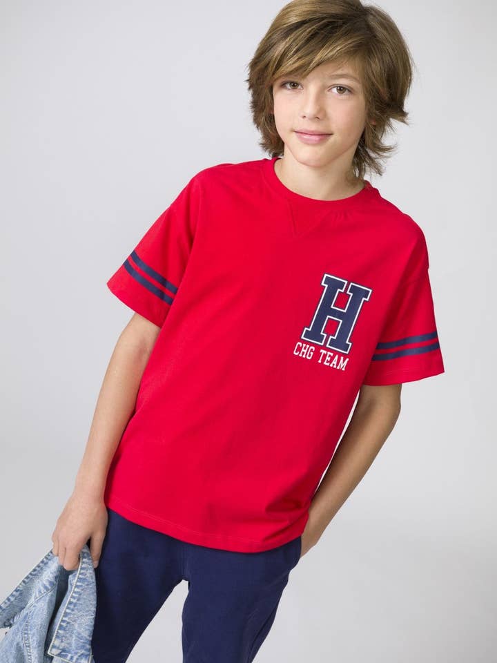 Camiseta de niño rojo for wholesale by Charanga