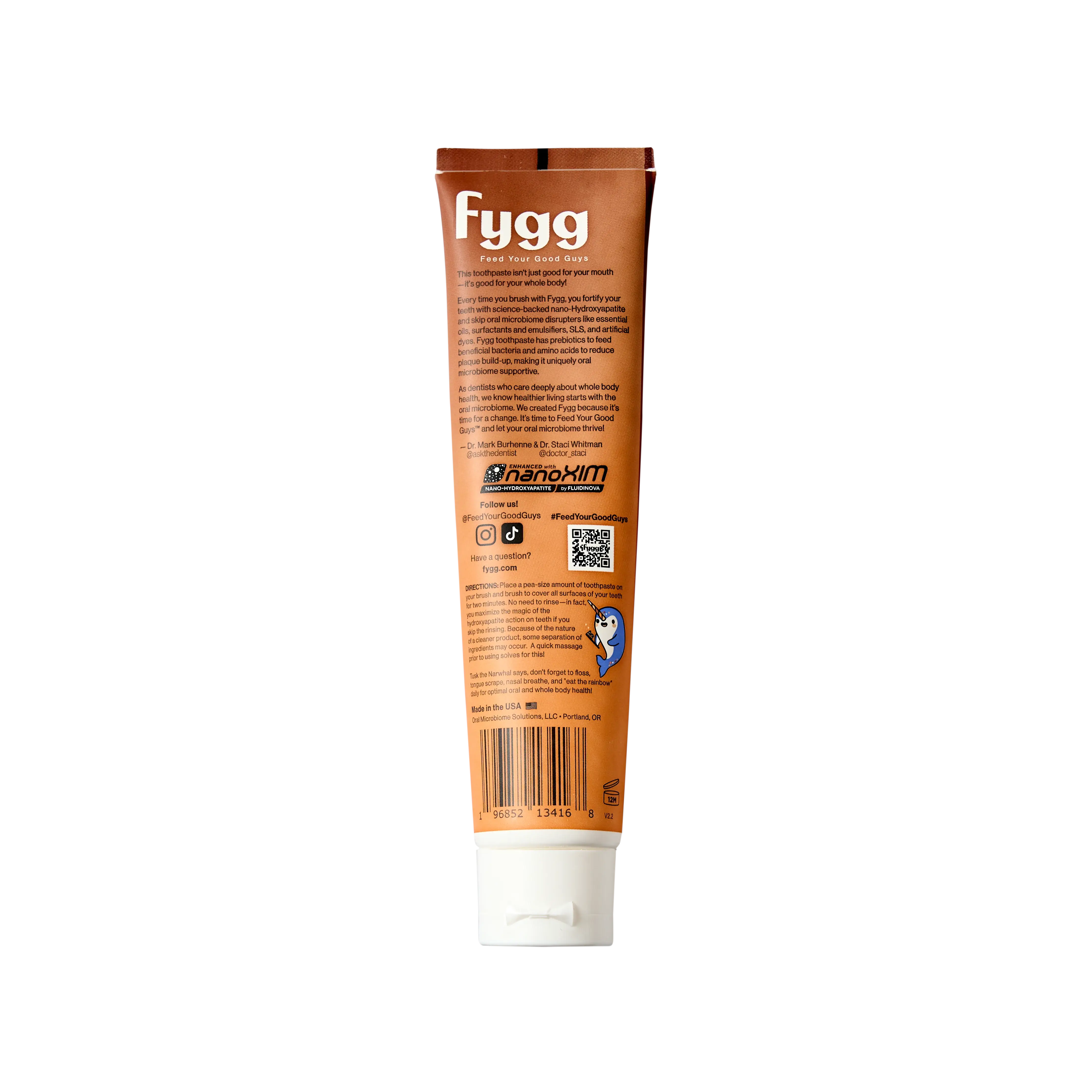 Fygg - Wholesale Toothpaste - Chocolate Swirl Nano-Hydroxyapatite Kids Toothpaste2