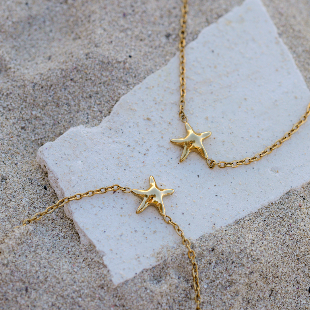Schmuckkollektiv GmbH - Wholesale Pendant/Charm Necklace - Sea Star Choker Gold3
