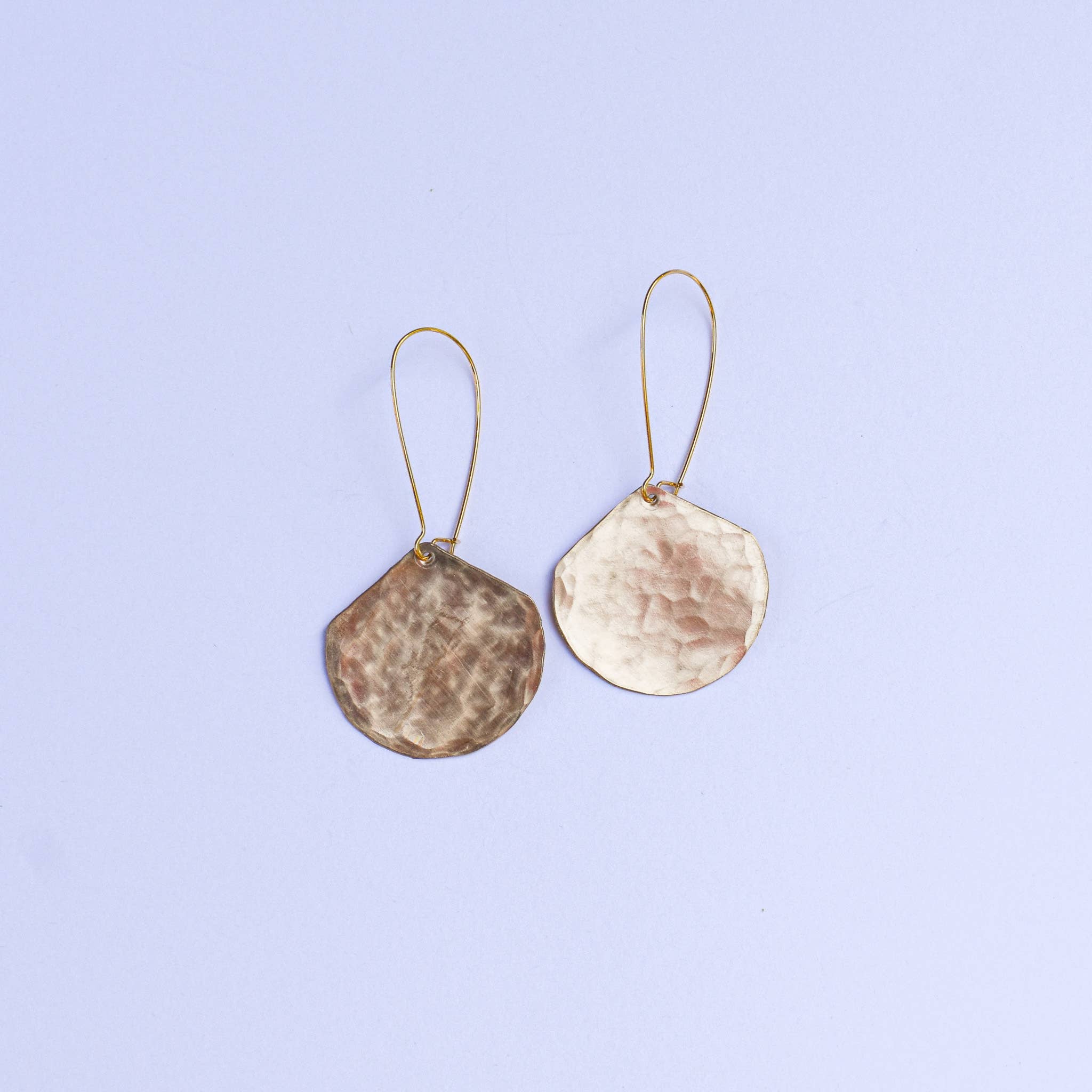 Cascadia Jewlery - Wholesale Dangle Earrings - Moon Drop Earrings - Brass1