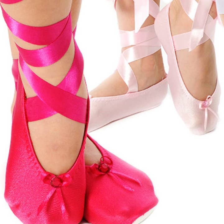 Lets dress up - Wholesale Dress - Kids - Ballet Slipper W/Ribbon1
