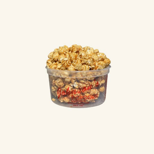 Johnson's Popcorn - Wholesale Popcorn - Caramel Popcorn - Promo Tub (5 oz)