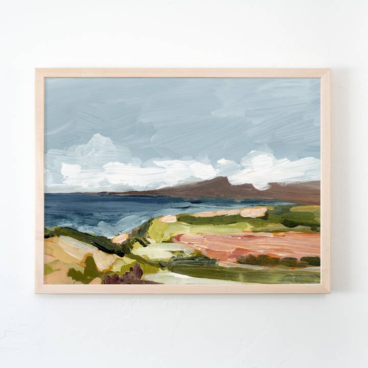 Tropical Ocean Art Print - Colors of Maui for wholesale by Laurie Anne Art