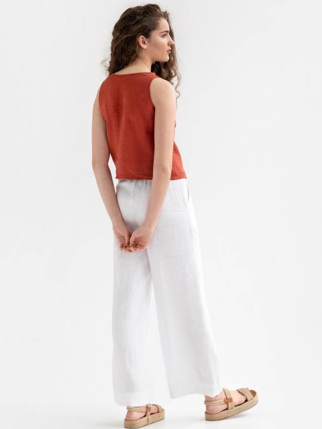 MagicLinen (We handle U.S. import procedures for you) - Wholesale Pants - Women's - Wide linen pants Banff6