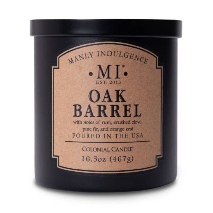 Oak Barrel 467G Scented Candle for wholesale by Colonial Candle DE