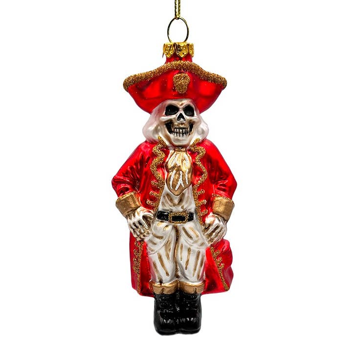 OrnamentallyYou – Großhandel Verzierung – Gruselige Piraten der Hohen See Glasornament, Creepy Hallow