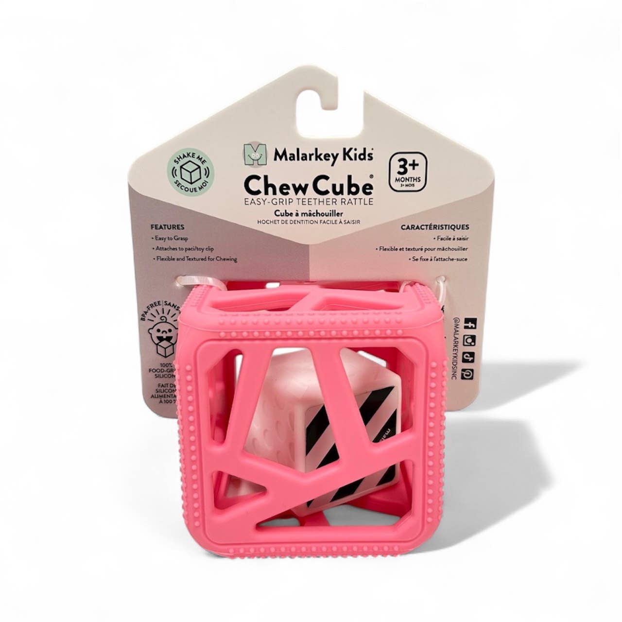 Malarkey Kids – wholesale Teether (not clip-on) – Baby – Chew Cube - Silicone Teether Rattle21