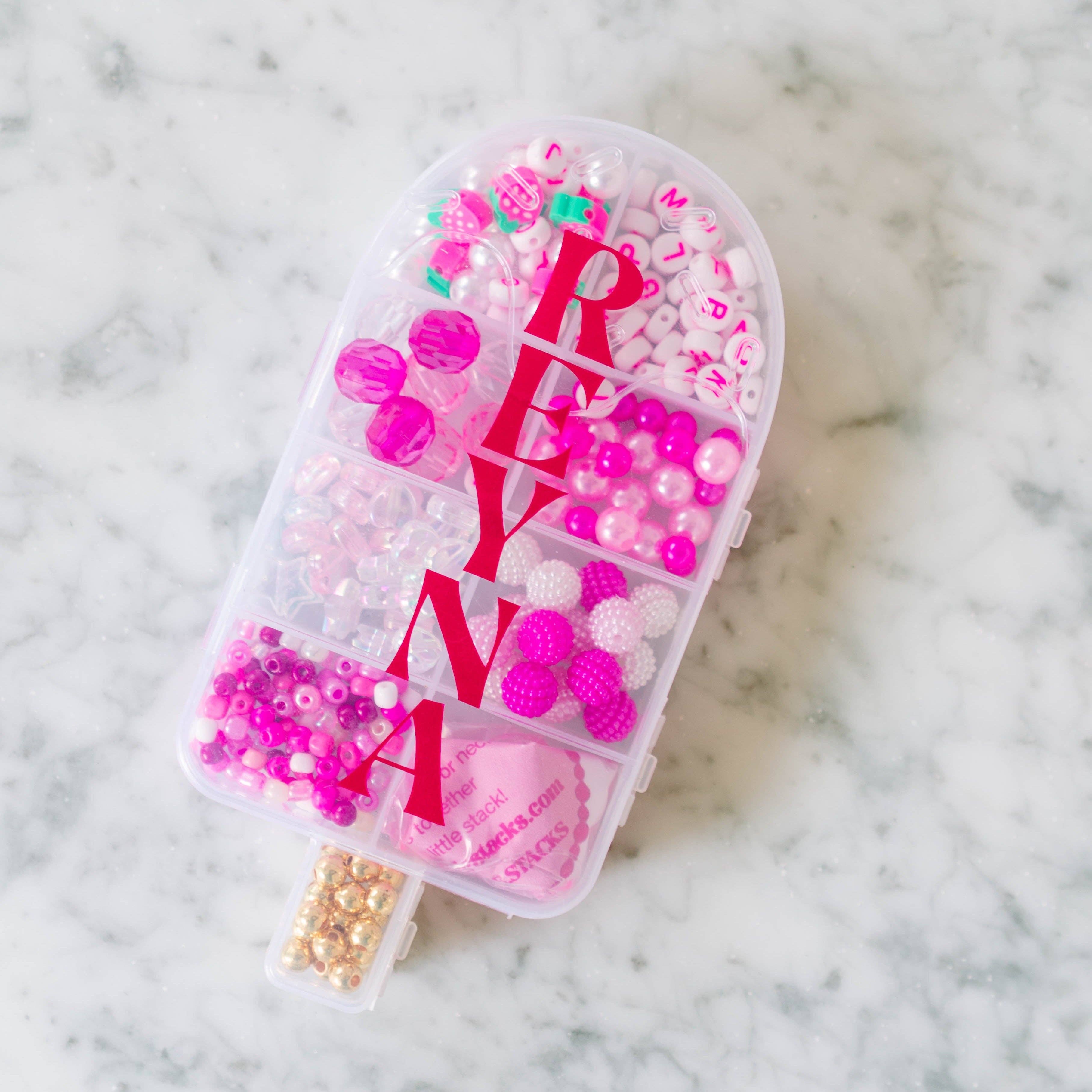 Little Stacks – wholesale DIY Jewellery – Child – The Rainbow Swirl Popsicle Kit6