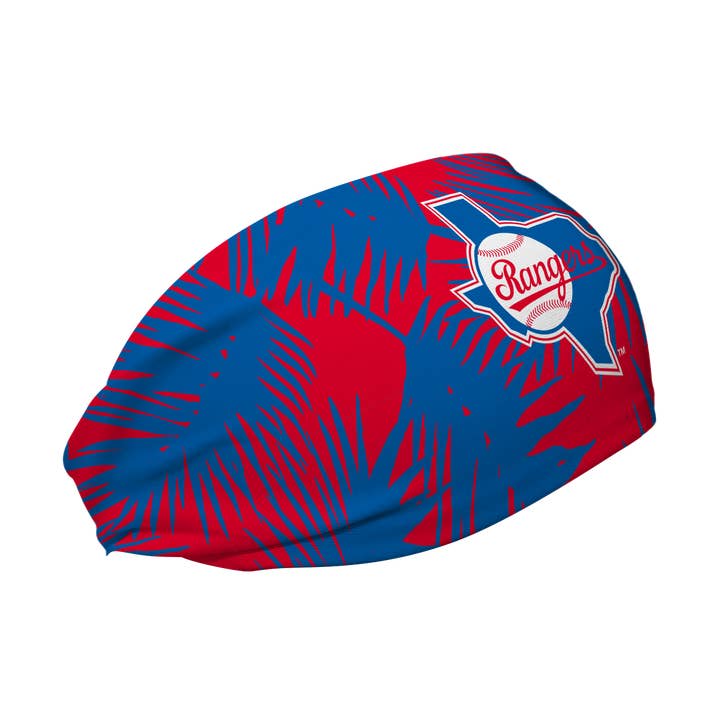 Rangers Cooling Headband: Coop Big Palm for wholesale by Vertical Athletics